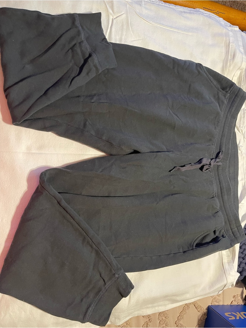 Classic Gray Sweatpants with Drawstring Waist